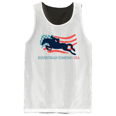 Horse Rider Equestrian Jumping Usa Team Coach American Flag Mesh Reversible Basketball Jersey Tank