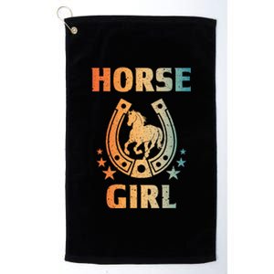 Horseback Riding Equestrian Platinum Collection Golf Towel