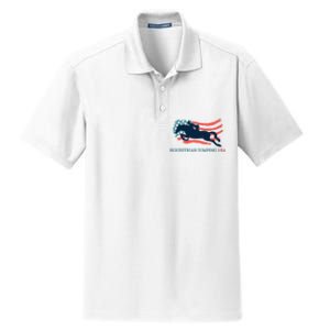 Horse Rider Equestrian Jumping Usa Team Coach American Flag Dry Zone Grid Polo