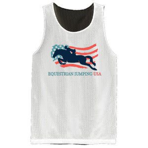 Horse Rider Equestrian Jumping Usa Team Coach American Flag Mesh Reversible Basketball Jersey Tank