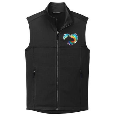 Horse Riding Equestrian Horseback Horses Tie Dye Collective Smooth Fleece Vest