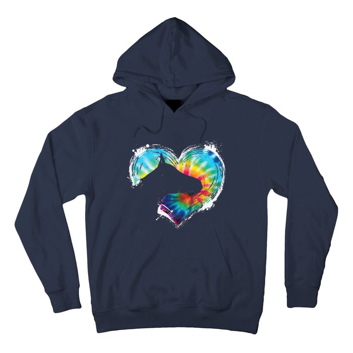 Horse Riding Equestrian Horseback Horses Tie Dye Hoodie