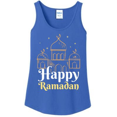 Happy Ramadan Eid Kareem Muslim Mubarak Gift Ladies Essential Tank