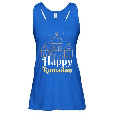 Happy Ramadan Eid Kareem Muslim Mubarak Gift Ladies Essential Flowy Tank