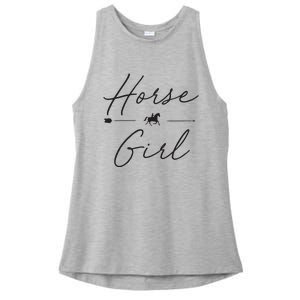 HorseBack Rider Equestrian Ladies PosiCharge Tri-Blend Wicking Tank