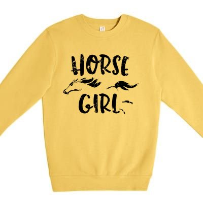 Horseback Riding Equestrian Lover Gifts Premium Crewneck Sweatshirt