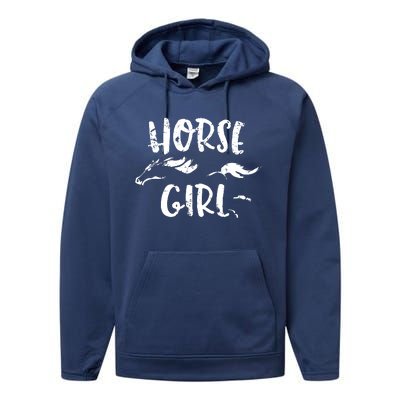 Horseback Riding Equestrian Lover Gifts Performance Fleece Hoodie