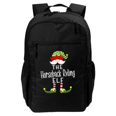 Horseback Riding Elf Group Christmas Funny Pajama Party Backpack