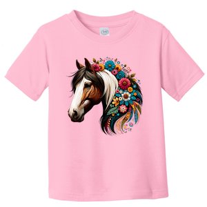 Horse Riding Equestrian Horse Portrait Western Horseback Toddler T-Shirt