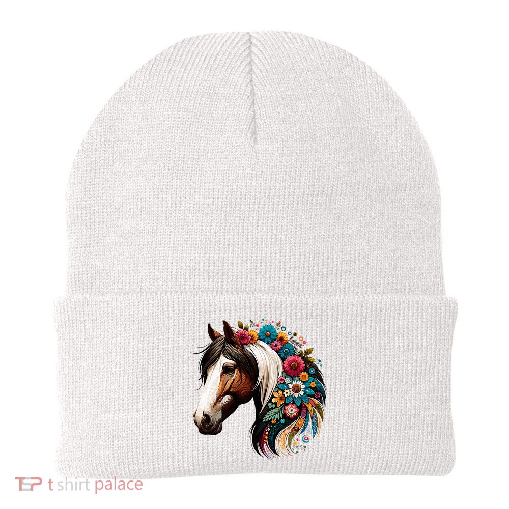 Horse Riding Equestrian Horse Portrait Western Horseback Beanie