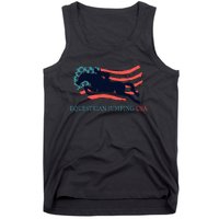 Horse Rider Equestrian Jumping Usa Team Coach American Flag Tank Top