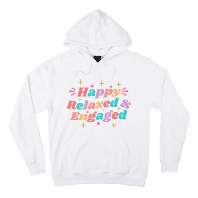 Happy Relaxed & Engaged Fiancée Fiance Couple Engaged Hoodie