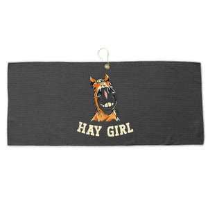 Horseback Riding Equestrian Large Microfiber Waffle Golf Towel