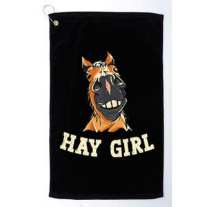 Horseback Riding Equestrian Platinum Collection Golf Towel