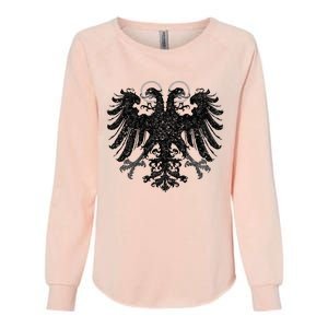 Holy Roman Empire Banner Flag Double Headed Eagle Womens California Wash Sweatshirt