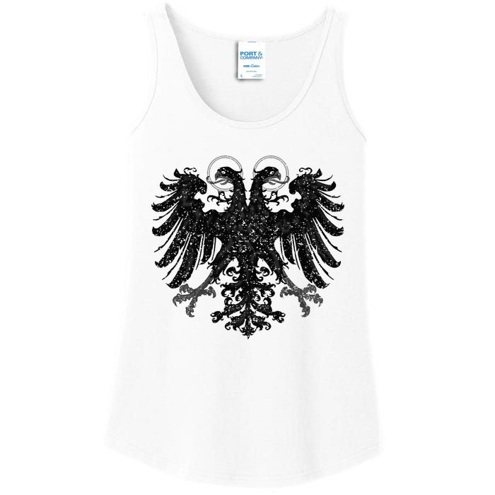 Holy Roman Empire Banner Flag Double Headed Eagle Ladies Essential Tank