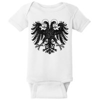 Holy Roman Empire Banner Flag Double Headed Eagle Baby Bodysuit