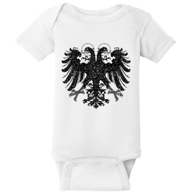 Holy Roman Empire Banner Flag Double Headed Eagle Baby Bodysuit