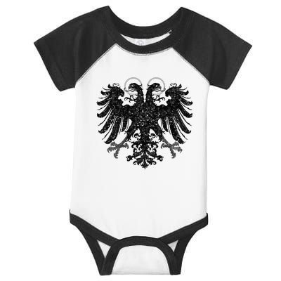 Holy Roman Empire Banner Flag Double Headed Eagle Infant Baby Jersey Bodysuit