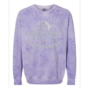 Home Renovation Funny Renovation Home Improvement  Colorblast Crewneck Sweatshirt