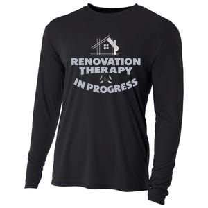 Home Renovation Funny Renovation Home Improvement  Cooling Performance Long Sleeve Crew