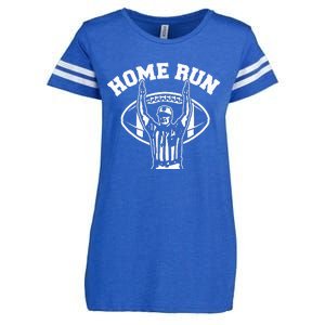 Home Run Football Referee Funny Football Touchdown Homerun Enza Ladies Jersey Football T-Shirt