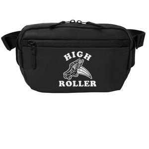 High Roller Funny Roller Skating Meme Crossbody Pack