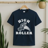 High Roller Funny Roller Skating Meme T-Shirt