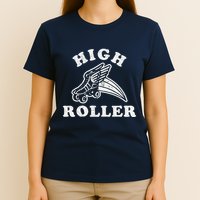 High Roller Funny Roller Skating Meme T-Shirt