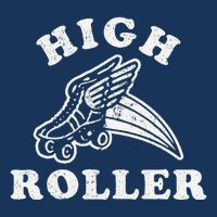 High Roller Funny Roller Skating Meme T-Shirt
