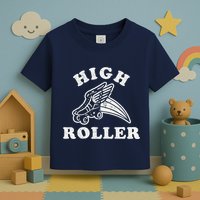 High Roller Funny Roller Skating Meme Toddler T-Shirt