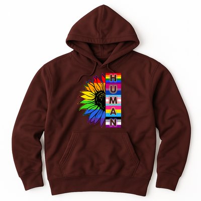 Human Rainbow Flower LGBT Pride Hoodie