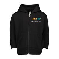 Horse Racing Funny And TheyRe Off Horse Racing Toddler Zip Fleece Hoodie