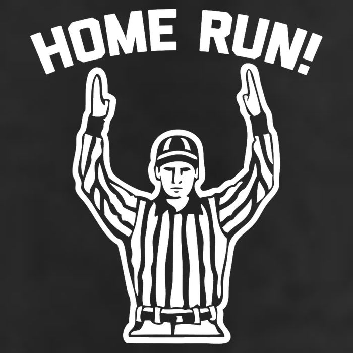 Home Run! (Football Referee) funny saying sarcastic Adult Drive Performance Visor