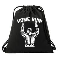 Home Run! (Football Referee) funny saying sarcastic Drawstring Bag