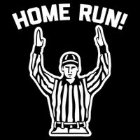 Home Run! (Football Referee) funny saying sarcastic Drawstring Bag