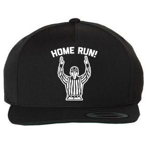 Home Run! (Football Referee) funny saying sarcastic Wool Snapback Cap