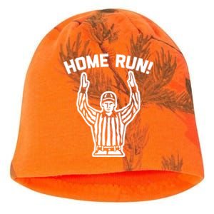 Home Run! (Football Referee) funny saying sarcastic Kati - Camo Knit Beanie