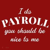 Human Resources Funny Quote Payroll Be Nice Manager Finance Premium T-Shirt