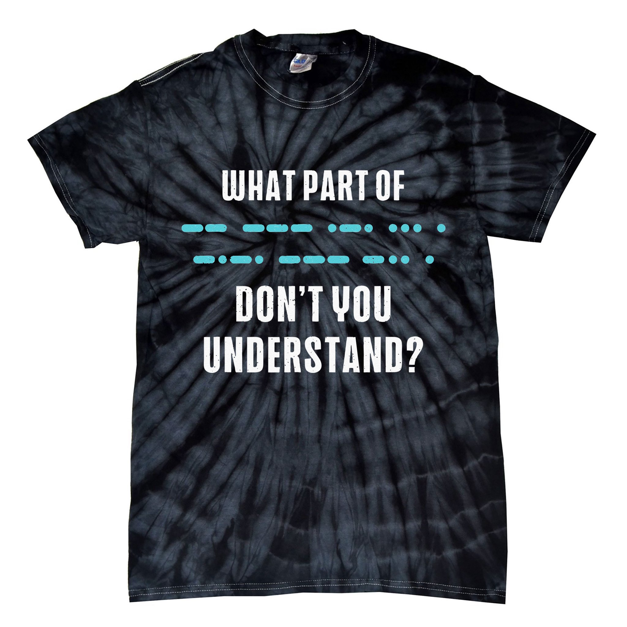 Ham Radio Gear Design Ham Operator Amateur Radio Tie-Dye T-Shirt