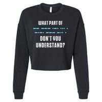Ham Radio Gear Design Ham Operator Amateur Radio Cropped Pullover Crew
