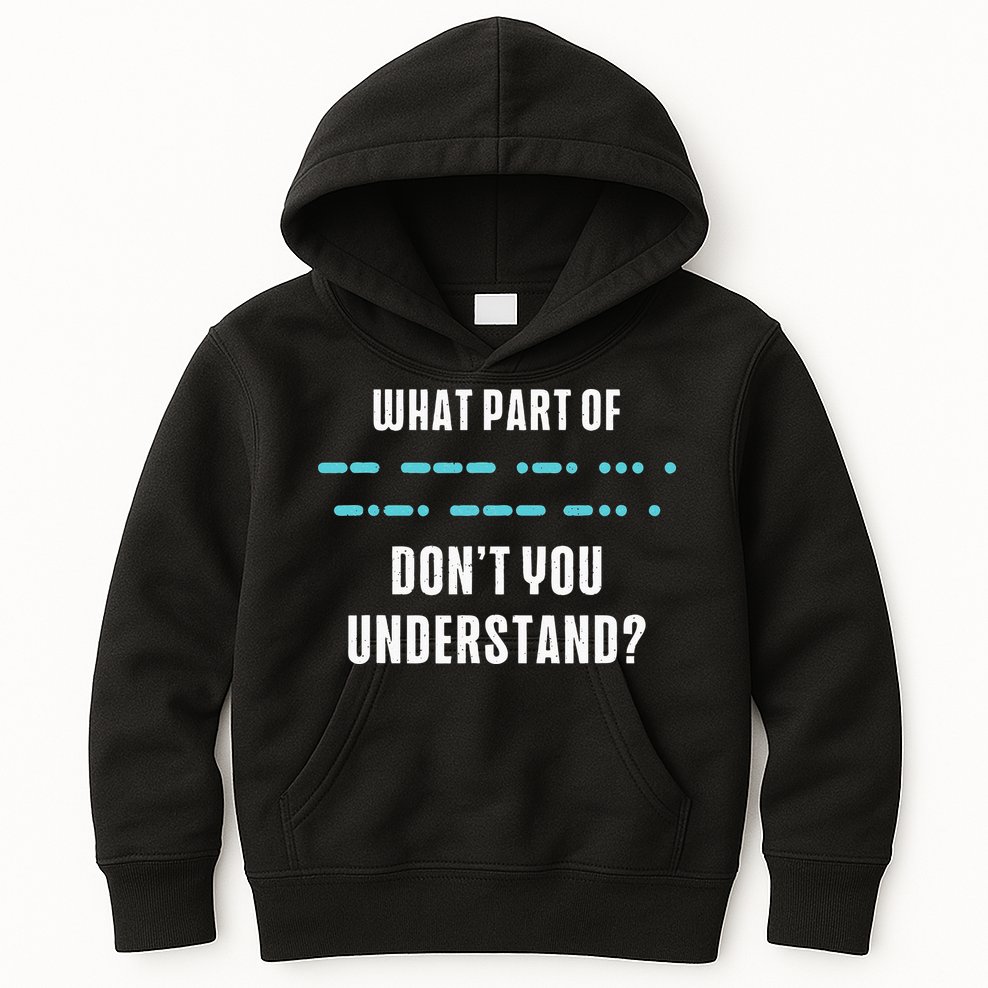 Ham Radio Gear Design Ham Operator Amateur Radio Kids Hoodie