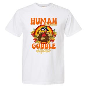 Hu Resource Gobble Squad Turkey Hr Ager Thanksgiving Gift Garment-Dyed Heavyweight T-Shirt