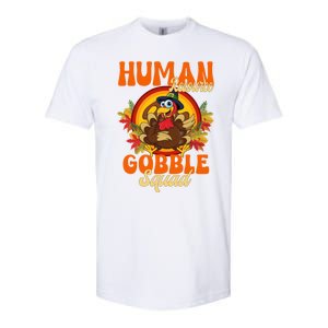 Hu Resource Gobble Squad Turkey Hr Ager Thanksgiving Gift Softstyle CVC T-Shirt