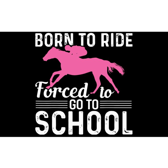 Horseback Riding Girl Funny Horse Bumper Sticker