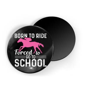 Horseback Riding Girl Funny Horse Magnet