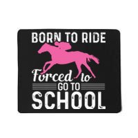 Horseback Riding Girl Funny Horse Mousepad