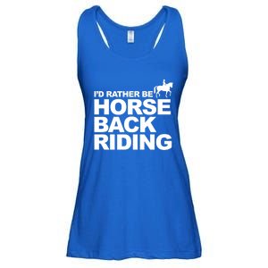 Horseback Riding Gift Cute Gift And Horse Riders Ladies Essential Flowy Tank