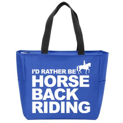 Horseback Riding Gift Cute Gift And Horse Riders Zip Tote Bag