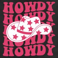Howdy Retro Groovy 7 Panel Mesh Trucker Snapback Hat